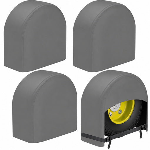 4-Pack RV Weatherproof Wheel and Tire Covers
