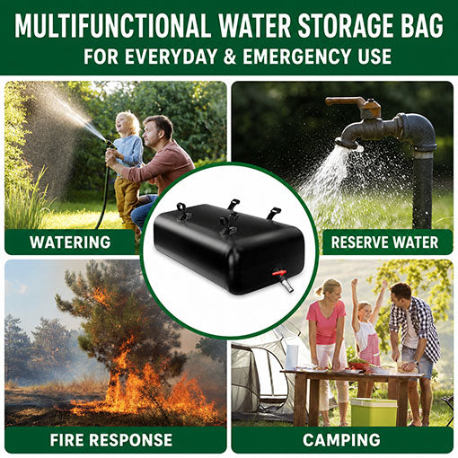 113L/30-Gal Portable Water Bladder Storage