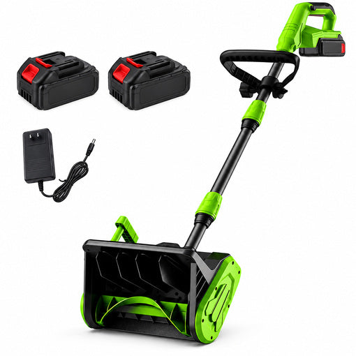 14" Cordless Snow Shovel with 2 Batteries