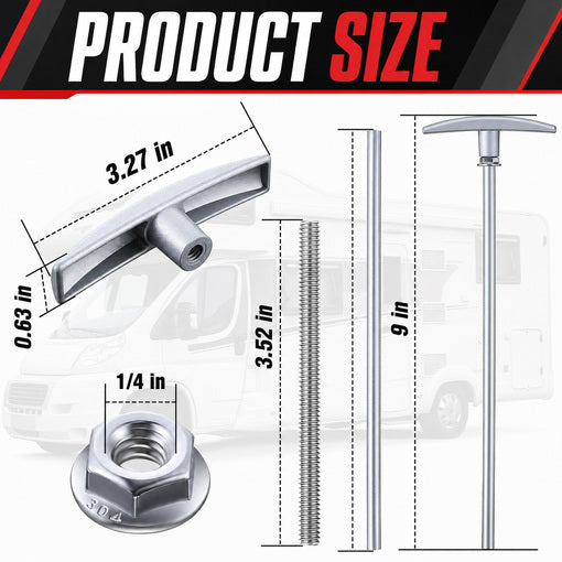 2-Pack 9-inch RV Waste Valve Extension Tube Replacement