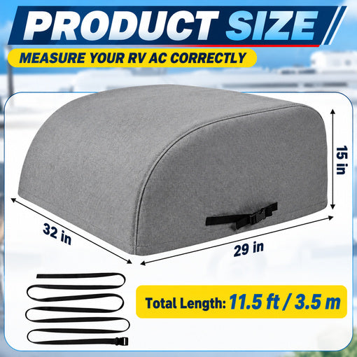 2-Pack RV Air Conditioner Waterproof Winter Cover