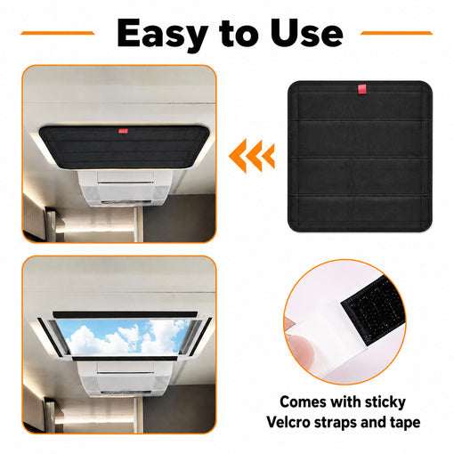 Magnetic RV Skylight Roof Vent Cover