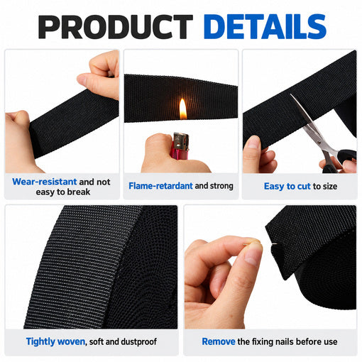 26FT Nylon Hydraulic Hose Protector Sleeve Cover