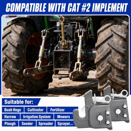 CAT 2 Tractor Easy Change Quick Hitch System
