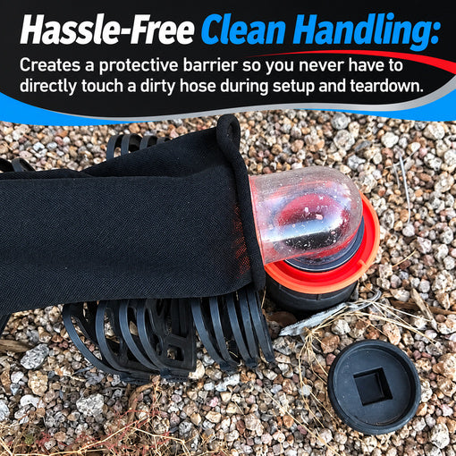 RV Sewer Hose Sock and Storage