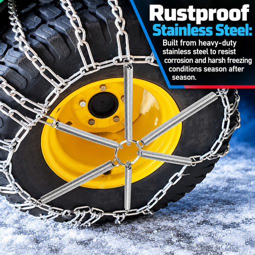 4-Pack Anti-Slip Tire Chain Tensioner