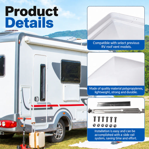 3-Pack 14"x14" RV Roof Vent Lid Cover Replacement