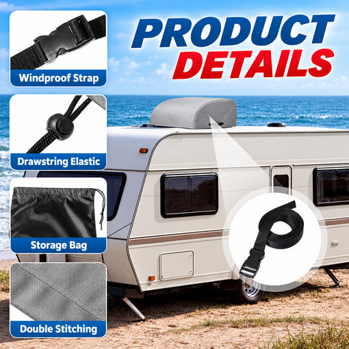 2-Pack RV Air Conditioner Waterproof Winter Cover