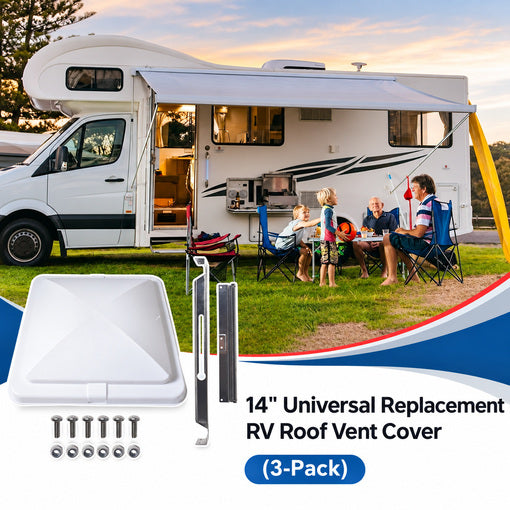 3-Pack 14"x14" RV Roof Vent Lid Cover Replacement