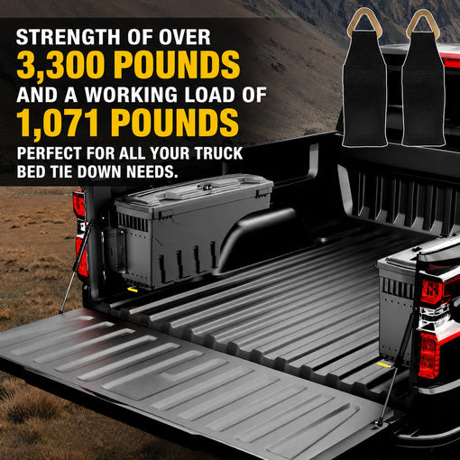 Easy Pickup Truck Bed Tailgate Tie-Down Anchors