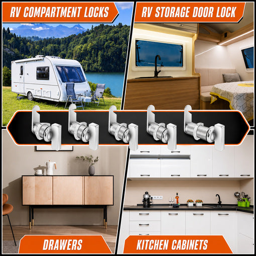 RV Thumb Operated Cabinet Locks Replacement
