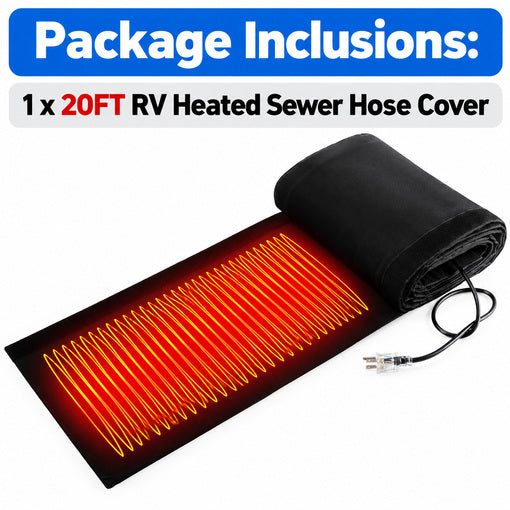 20FT RV Heated Sewer Hose Cover