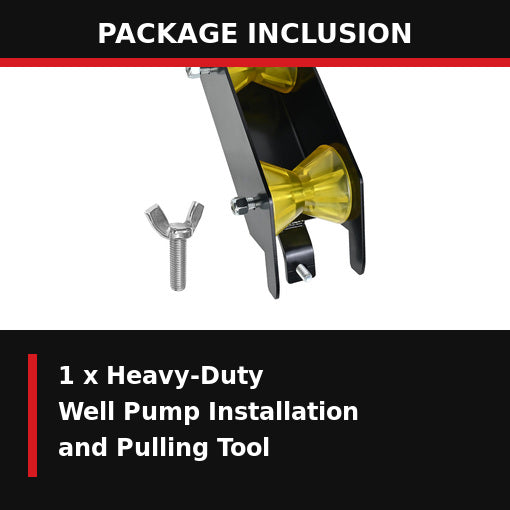 Heavy-Duty Well Pump Installation and Pulling Tool