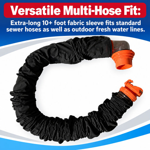 RV Sewer Hose Sock and Storage