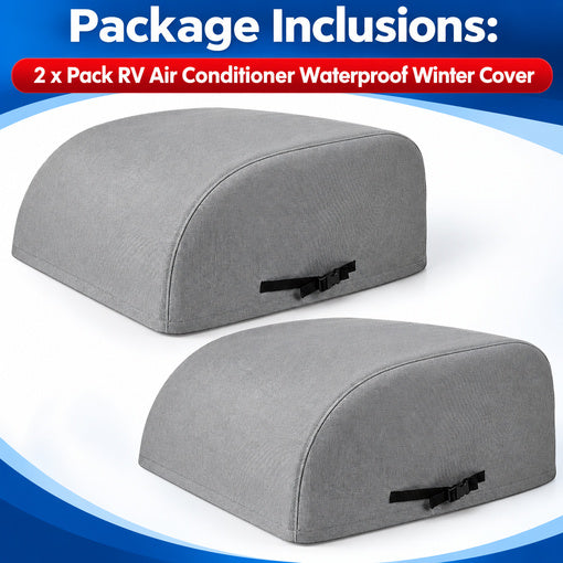 2-Pack RV Air Conditioner Waterproof Winter Cover