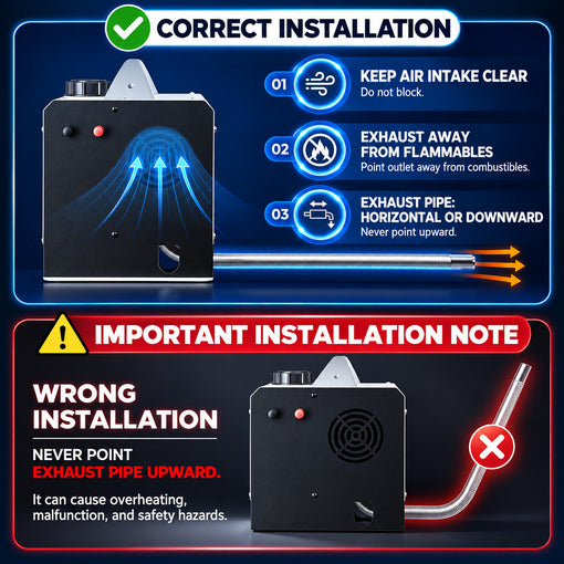 12V/24V 8KW All-in-One Portable Diesel Air Heater