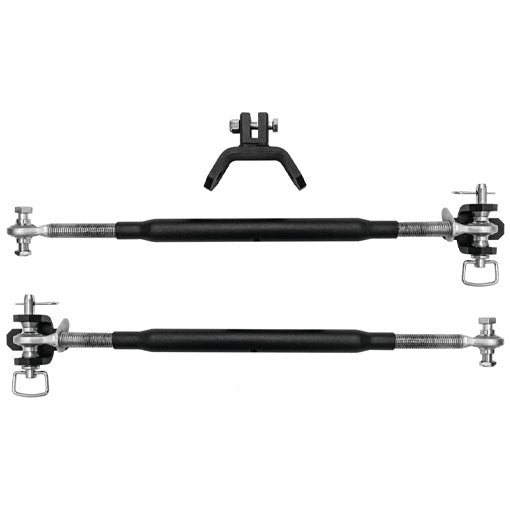 Frame-Mounted Hitch Stabilizer Draw Bars
