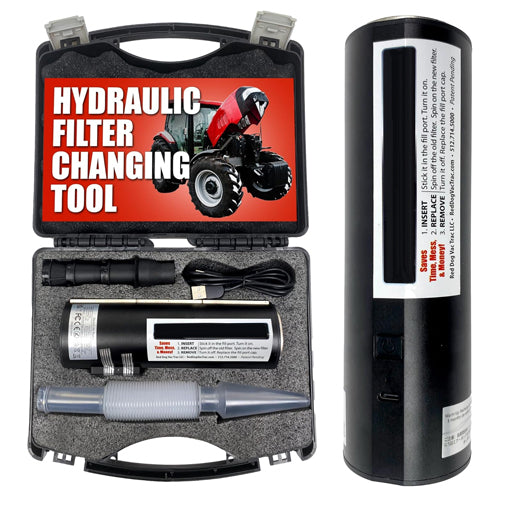 Tractor Hydraulic Filter Changing Tool