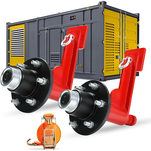 Heavy-Duty Shipping Container Wheel Axles