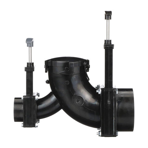 RV Sewer Double Elbow Rotating Waste Valve