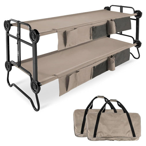 Convertible 2-Person Bench and Double Camping Cot