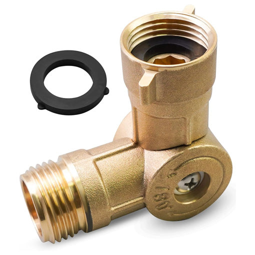 RV 180-Degree Rotating Hose Elbow Connector