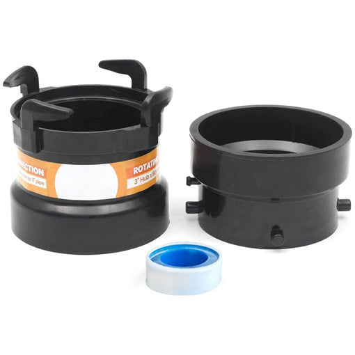 RV Sewer Connection & Termination Adapter