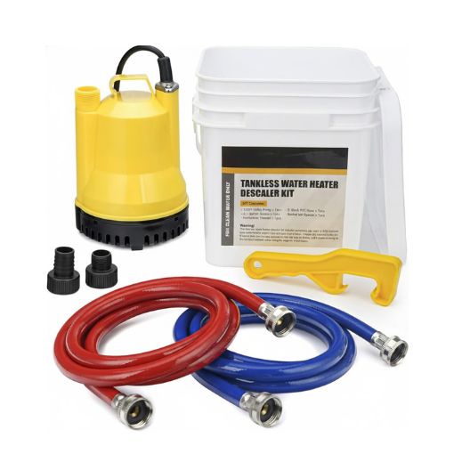 Portable Tankless Water Heater Flushing Kit