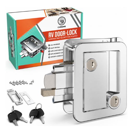 All Metal RV Door Lock Replacement