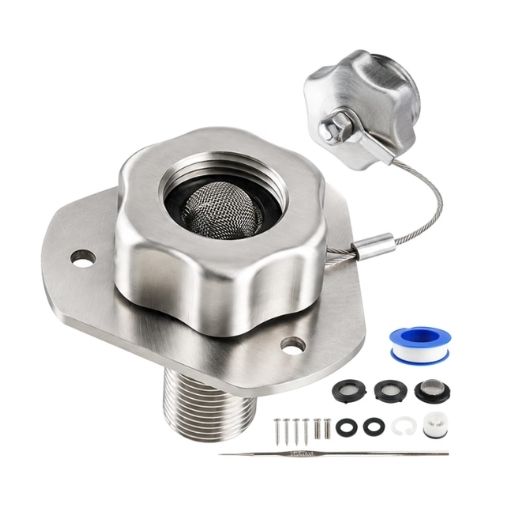All Metal RV City Water Inlet With Check Valve Replacement
