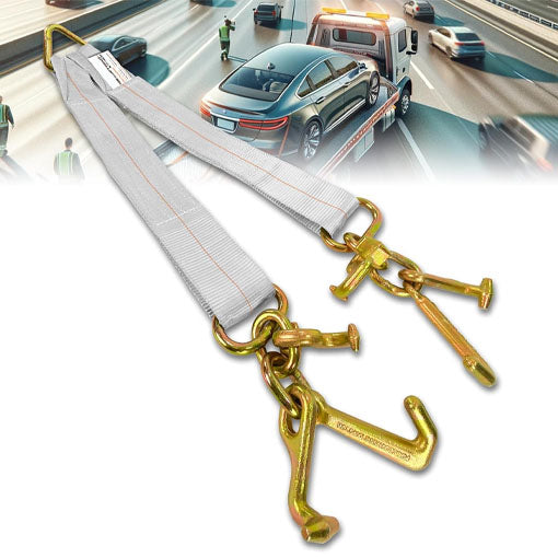 Tow Straps V Bridle with RTJ Cluster Hooks