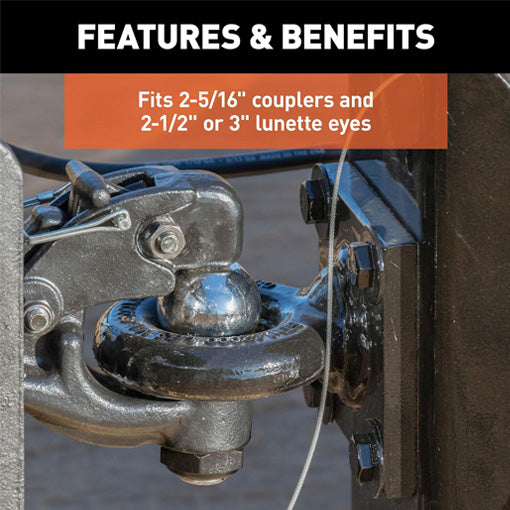 Adjustable Pintle Hitch Combination