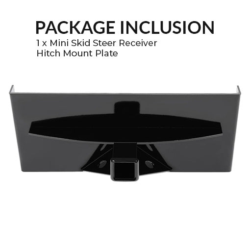 Mini Skid Steer Receiver Hitch Mount Plate