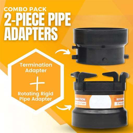 RV Sewer Connection & Termination Adapter
