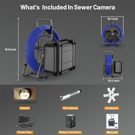 Self-Leveling Sewer Camera