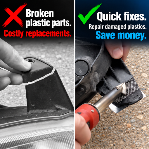 100W 2-in-1 Plastic Welding Repair Kit