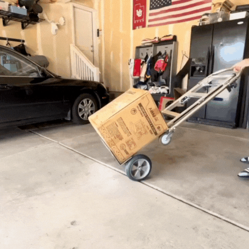 2-in-1 Aluminum Convertible Hand Truck