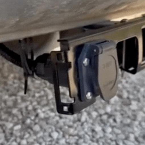 Easy-Mount Trailer Wiring Connector Mounting Bracket