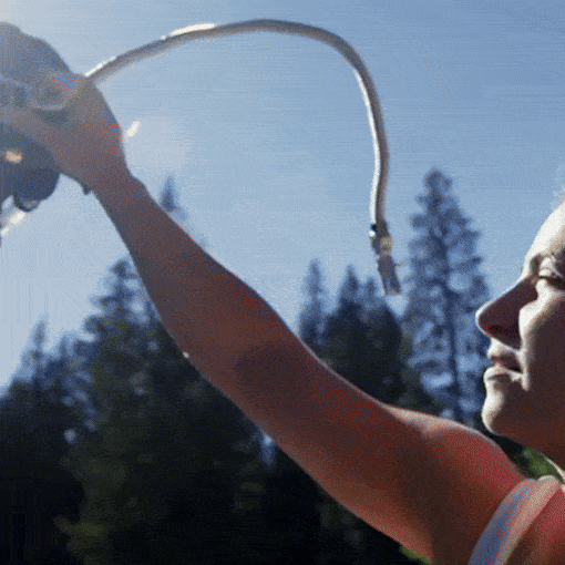 Pressurized Camping Shower Water Tank