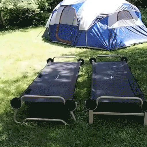 Convertible 2-Person Bench and Double Camping Cot