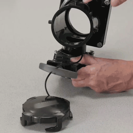 RV Double Rotating Waste Valve