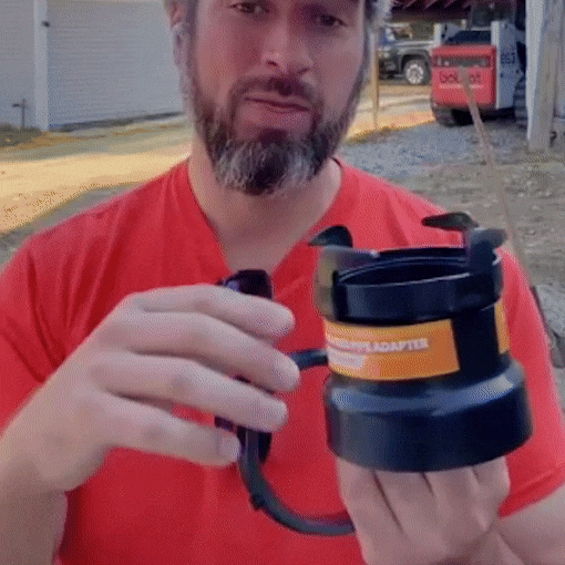 RV Sewer Connection & Termination Adapter