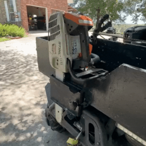 Universal Chainsaw Holder