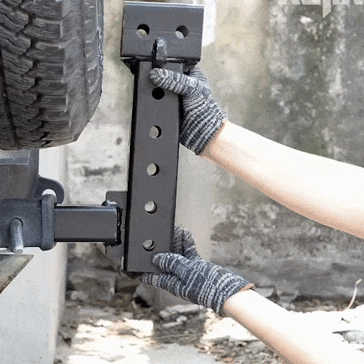2-in-1 Drop/Rise Trailer Hitch Adapter