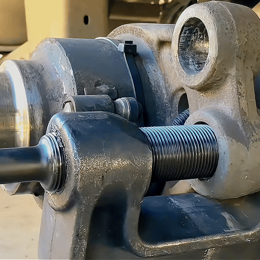 Semi Truck Brake Anchor Pin Press