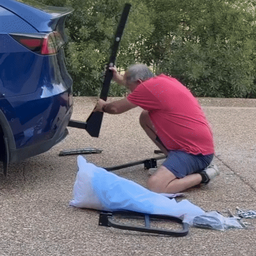 RV Hitch Mount Adjustable Kayak Rack