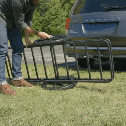 Hitch-Mounted Cargo Carrier and Game Cart