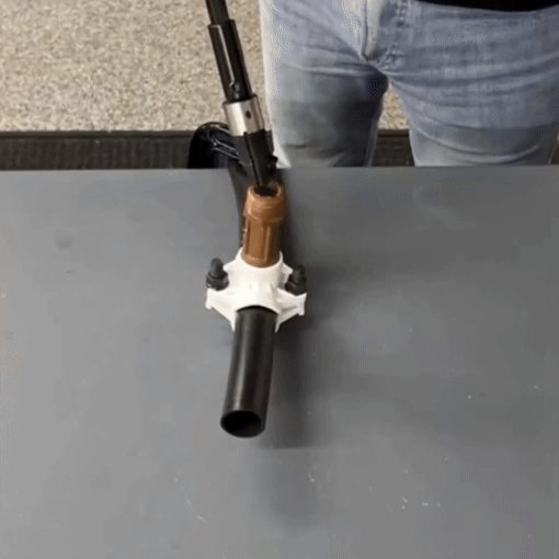 Drill Powered Pipe Nipple Fitting Extractor