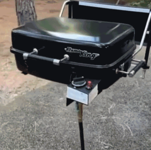 RV Mountable Grilling Station
