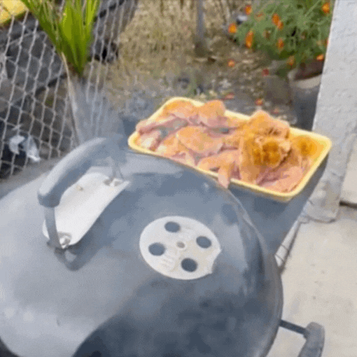 Kettle Grill Side Table